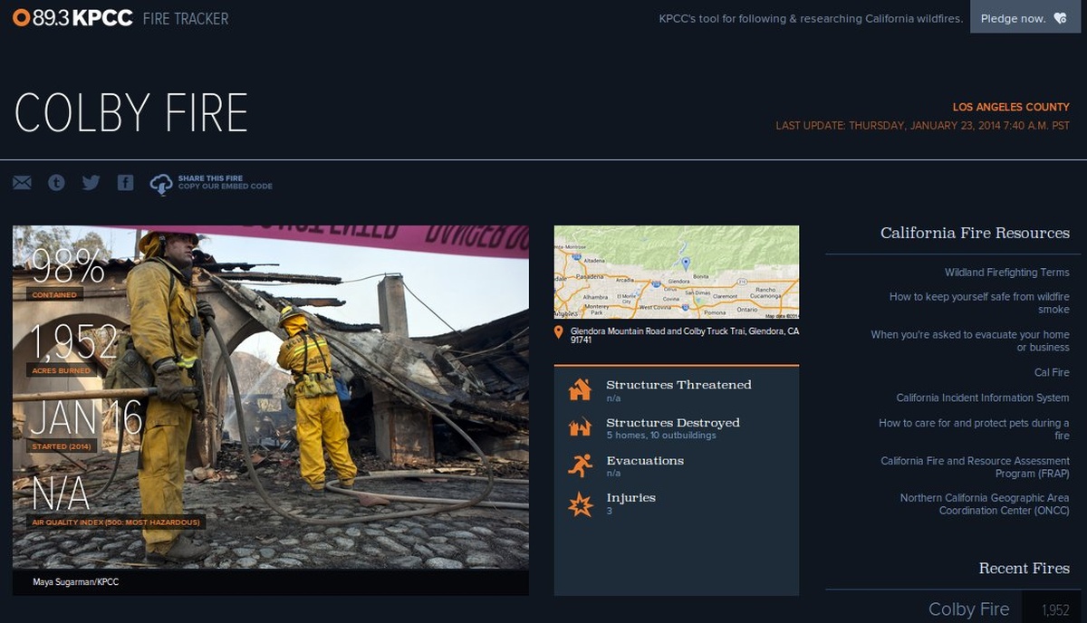 Fire Tracker